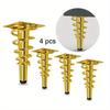 4Pcs DIY Replacement Furniture Legs Metal Cabinet Support Feet for Cabinet Bed Sofa Coffee Table Chair Corner Protector Accessories
