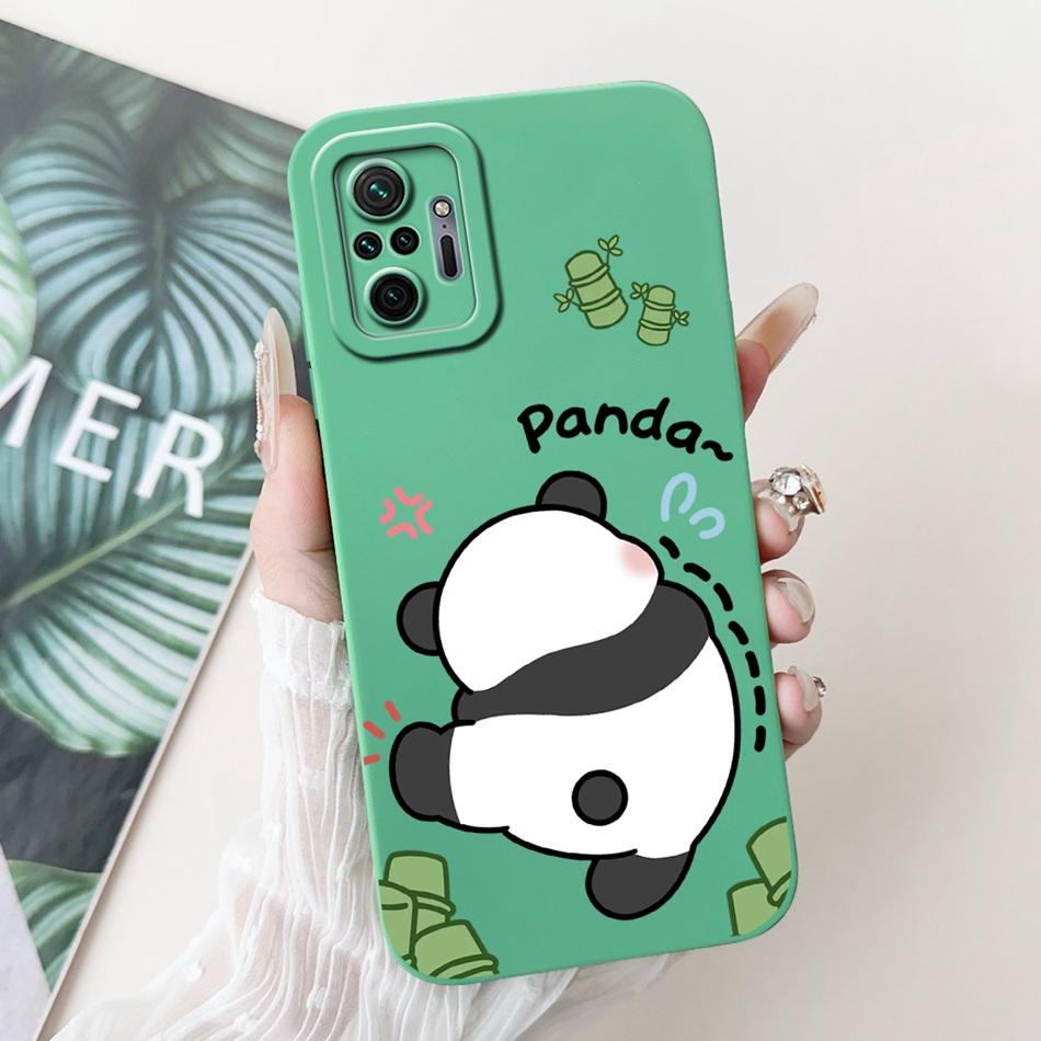 For Xiaomi Redmi Note 10 Pro Cute Panda Rabbit Cartoon Soft Silicone Case For Redmi Note 10 Pro 4G Shockproof Phone Cases