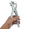 6-Tube Punch Pliers 2-4.5mm Holes Leather Belt Bracelet Punching Tool
