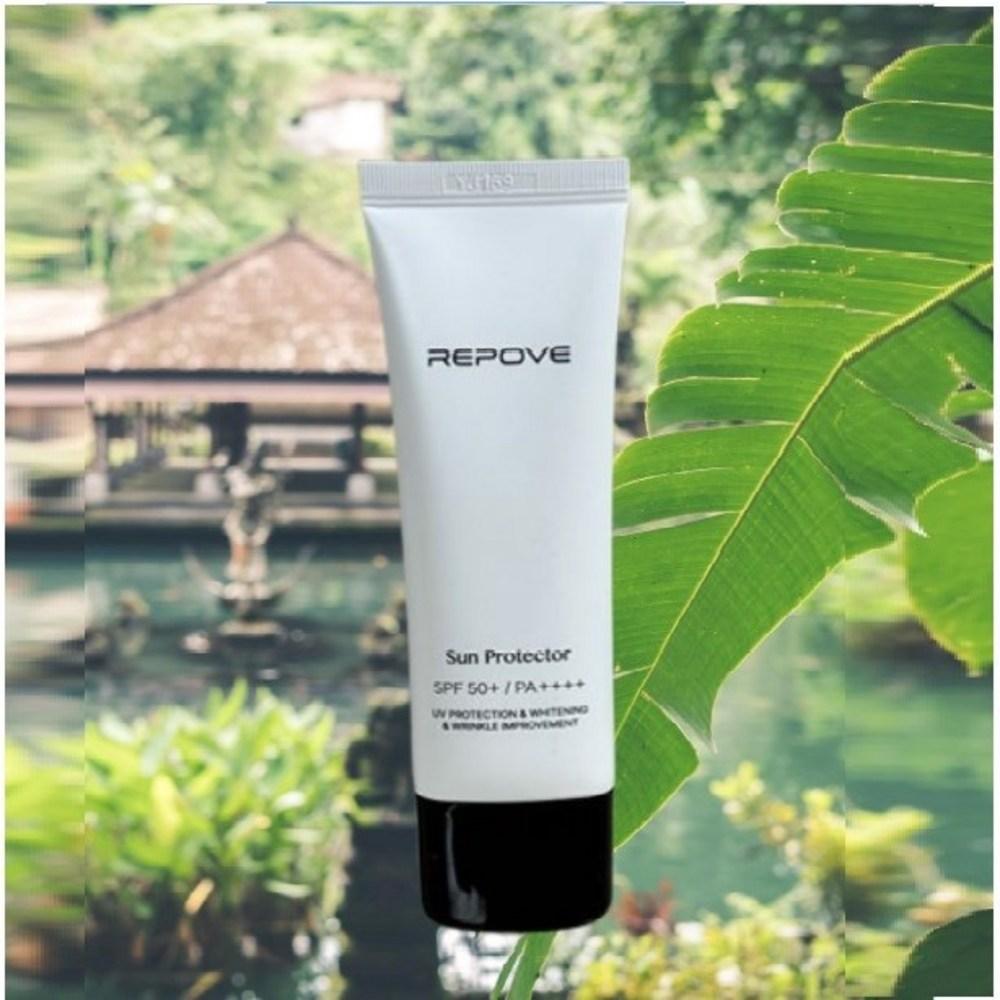 REPOVE Sun Protector SPF50+/PA++++50g+sample Gift, 50ml, 3 Units