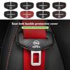 Car Seat Belt Buckle Plug Leather Protective Cover For Opel ADAM ASTRA J K CORSA E INSIGNIA MOKKA VIVA Meriva