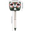 Ultrasonic Solar Animal Repellent: Bird, Cat & Rat Deterrent