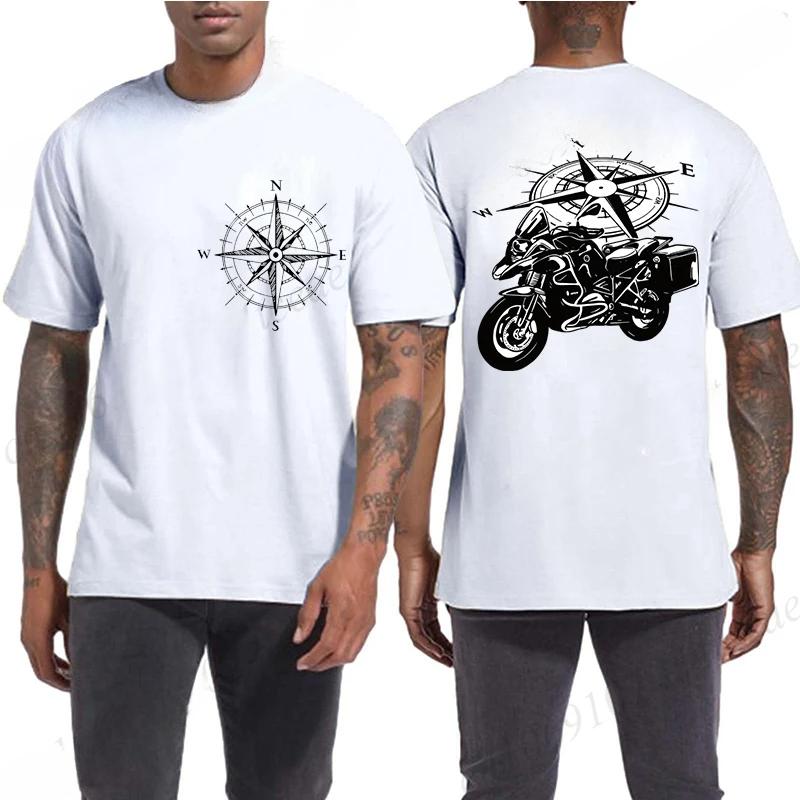 Мотоцикл Смешное Горное Приключение Мотоциклетный Графический 3D Принт Футболки Мужская Одежда Харадзюку Эстетическая Футболка