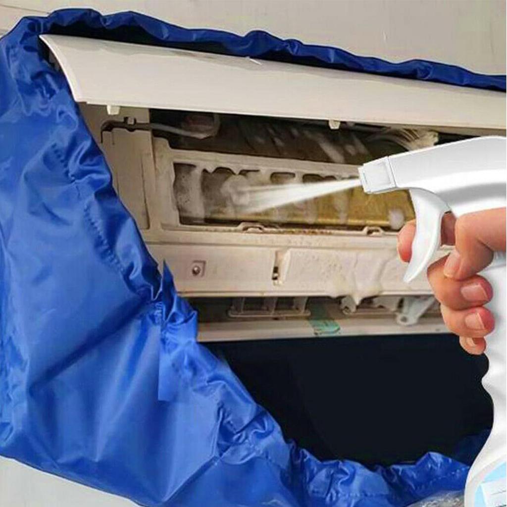 Split AC Unit Cleaning Kit Split Air Conditioner Waterproof Bag Kit with Hose Household Conditioning Unit Cleaning Accessories