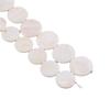 DIY Natural Freshwater White Shell Round Earring Accessories with Center Hole
