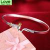 Luxury Brand 925 Silver Jewelry Bracelet Bangle For Women Trendy Jewelry Gift