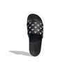 adidas Adilette Comfort Slide Repeat Logo - Черные кроссовки унисекс Core-Black Cloud-White GV9735