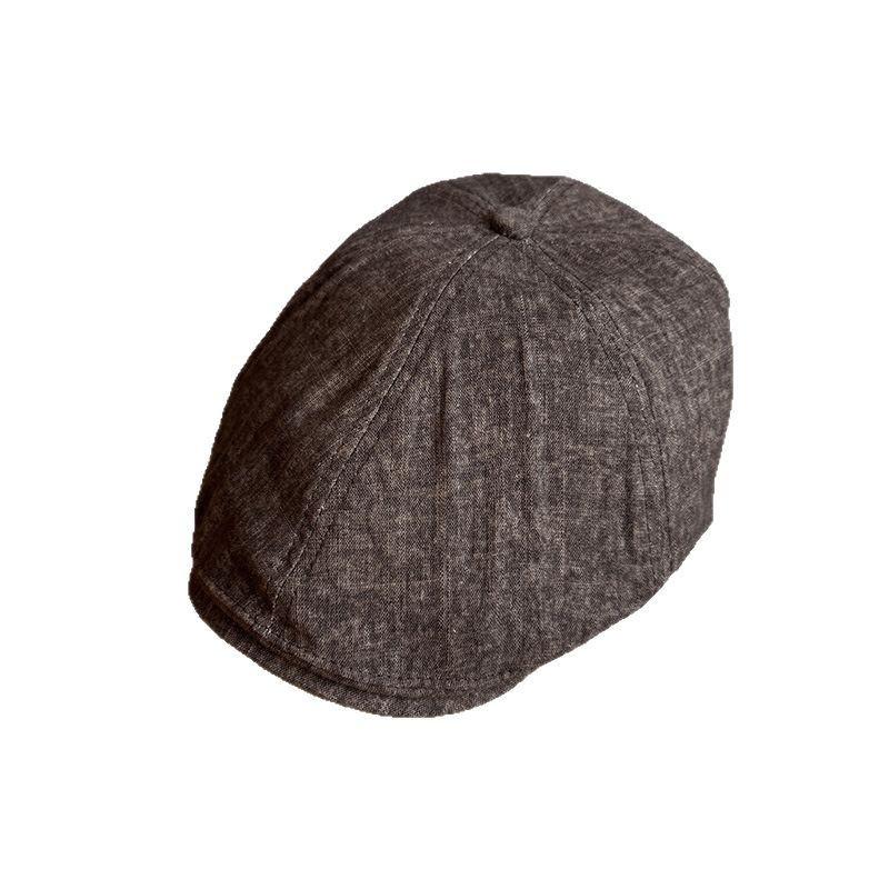 Cotton Linen Flat Cap For Women With Sun Protection And Breathability For Spring Summer Wear