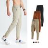 Men's Quick-Dry Breathable Nylon Running Pants - Summer Loose Fit with Cuffed Legs