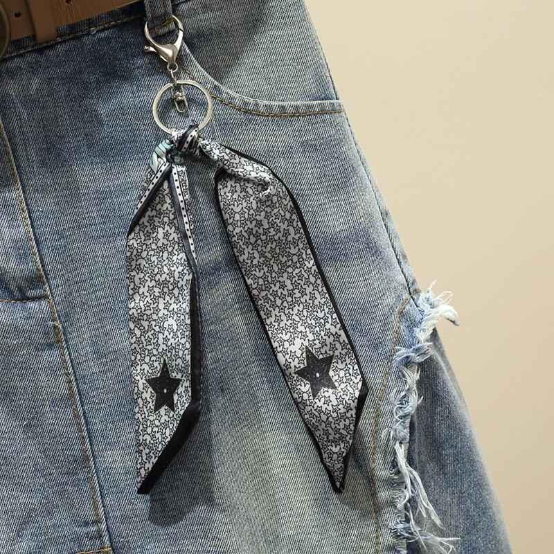 Sexy and Irregular Denim High Waist A-line Skirt with Plus Size for Women