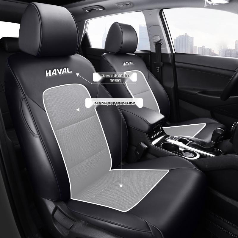 YN Индивидуальный спортивный кожаный чехол на сиденье для Haval Big Dog - Полное покрытие на четыре сезона