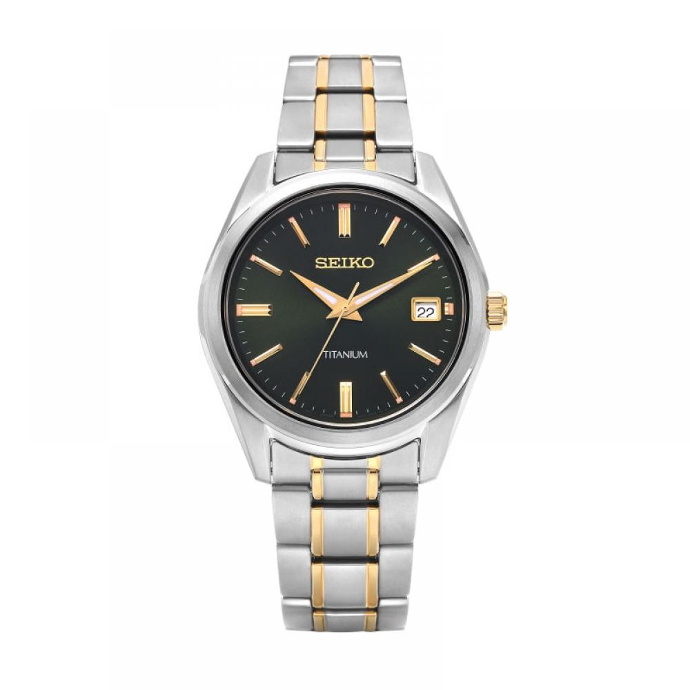 Seiko Sur377p1 ClaSSic Аналоговые Мужские Титановые Часы