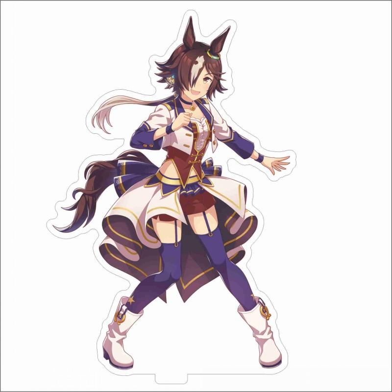 Япония красивая дербиль 15 см персонажи мультфильмов акриловая двухсторонняя подставка модель каваи милая офисная декоративная панель постоянные поклонники записи