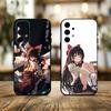 H-Hakurei Reimu T-Touhou Чехол для телефона Samsung Galaxy A73,A72,A71,A70,A53,A52,A51,Другие Мягкий Черный Чехол