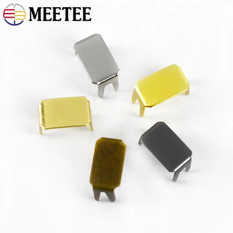 30/50/100 шт. Meetee №3 №5 №8 №10 Металлическая молния Нескользящий стопор Завершающие замки Нейлоновые молнии Мгновенный ремонт Набор для ремонта молний Замена