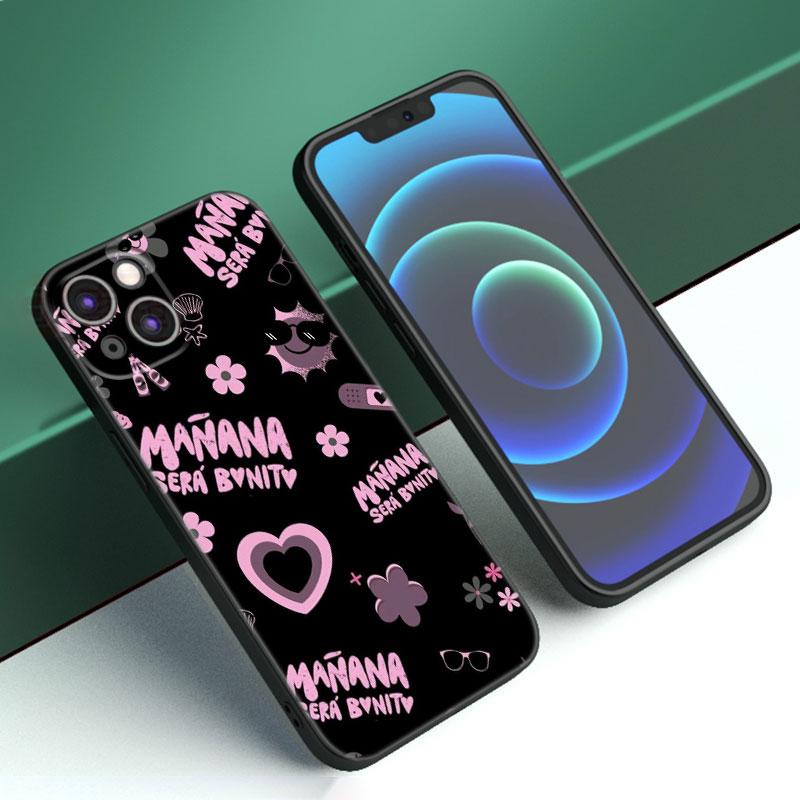 Чехол для телефона Karol G Manana Sera Bonito для Apple iPhone 12 13 Mini 11 14 15 Pro Max 7 8 X XR XS SE 2020 2022 черный силиконовый чехол