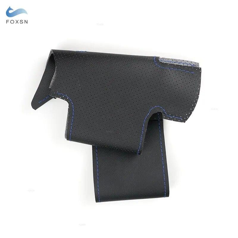 Для BMW 5 6 серии E60 E61 Touring E63 Coupe E64 2003-2010 салон автомобиля чехол на руль ручная оплетка перфорированная кожаная отделка