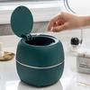 Мини Креативное Настольное Ведро для Мусора Настольная Лампа Роскошный Всплывающая Крышка Ведро для Хранения кухня спальня макияжный столик Настольное Ведро для Хранения Мусора