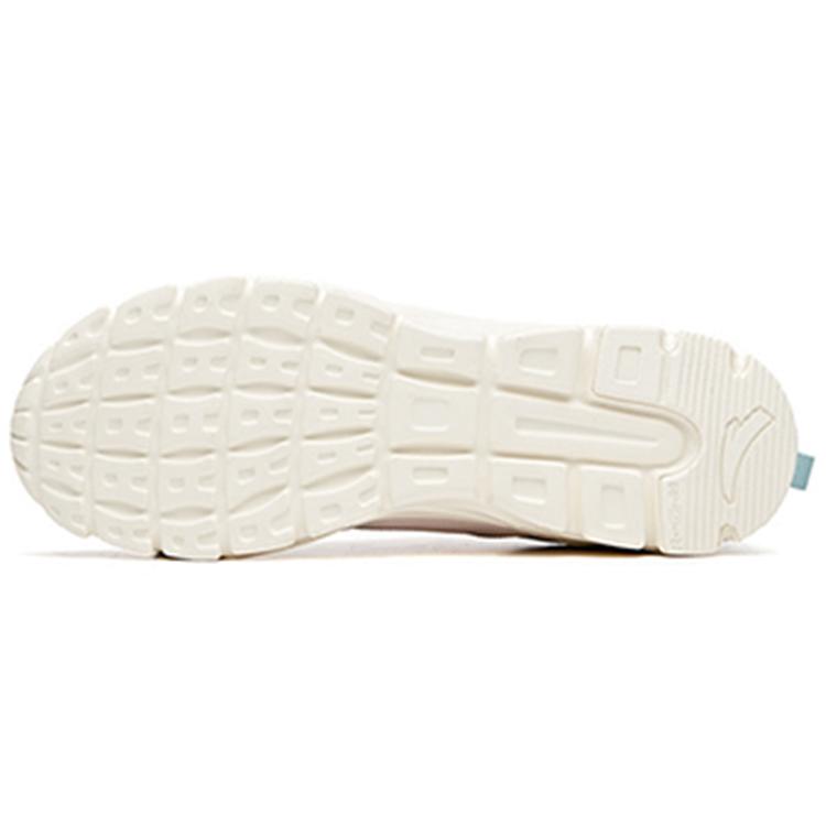Anta Mesh Slip Resistant, Abrasion Resistant, Lightweight Low top Casual Running Shoes Women's White Cyan 92625512-23