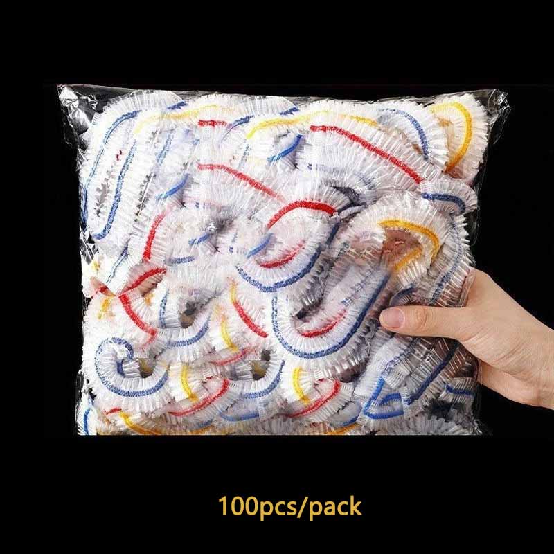 100/500pcs Food Wrap Covers PE Film Elastic Bowl Lid Disposable & Secure Keep Food Fresh & Delicious Perfect Kitchen Essential