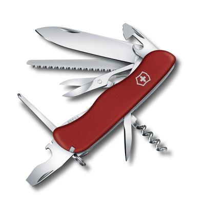 Нож VICTORINOX Outrider красный для рыбалки на открытом воздухе швейцарский армейский нож многофункциональный нож походная пила в комплекте швейцарский нож Jutoku с 14 функциями