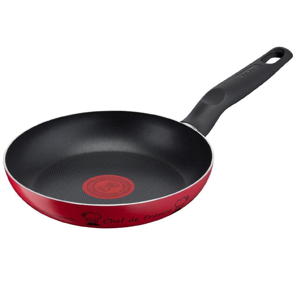 Tefal VALIDE COOK Titanium Nonstick Frying Pan (20~30cm) Dishwasher Oven Safe No PFOA Red