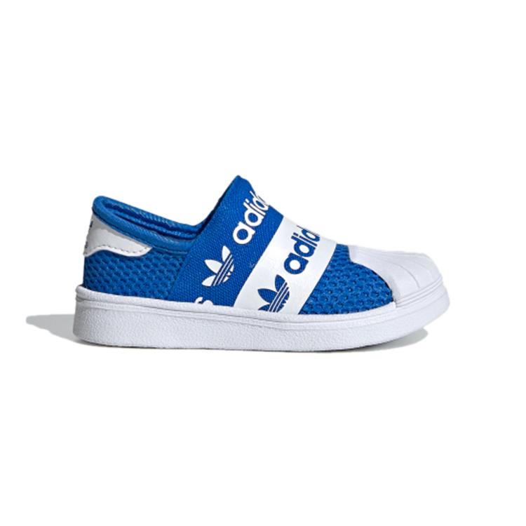 adidas Originals Superstar Smr 360 I Дышащие Низкие Детские Кроссовки Синие Для Младенцев и Малышей FV7606