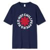 Винтажная футболка Red Hot Chili Peppers с эффектом потертости, женская/мужская, уличная одежда, с коротким рукавом, повседневная, модная, с круглым вырезом, хлопковая, топы