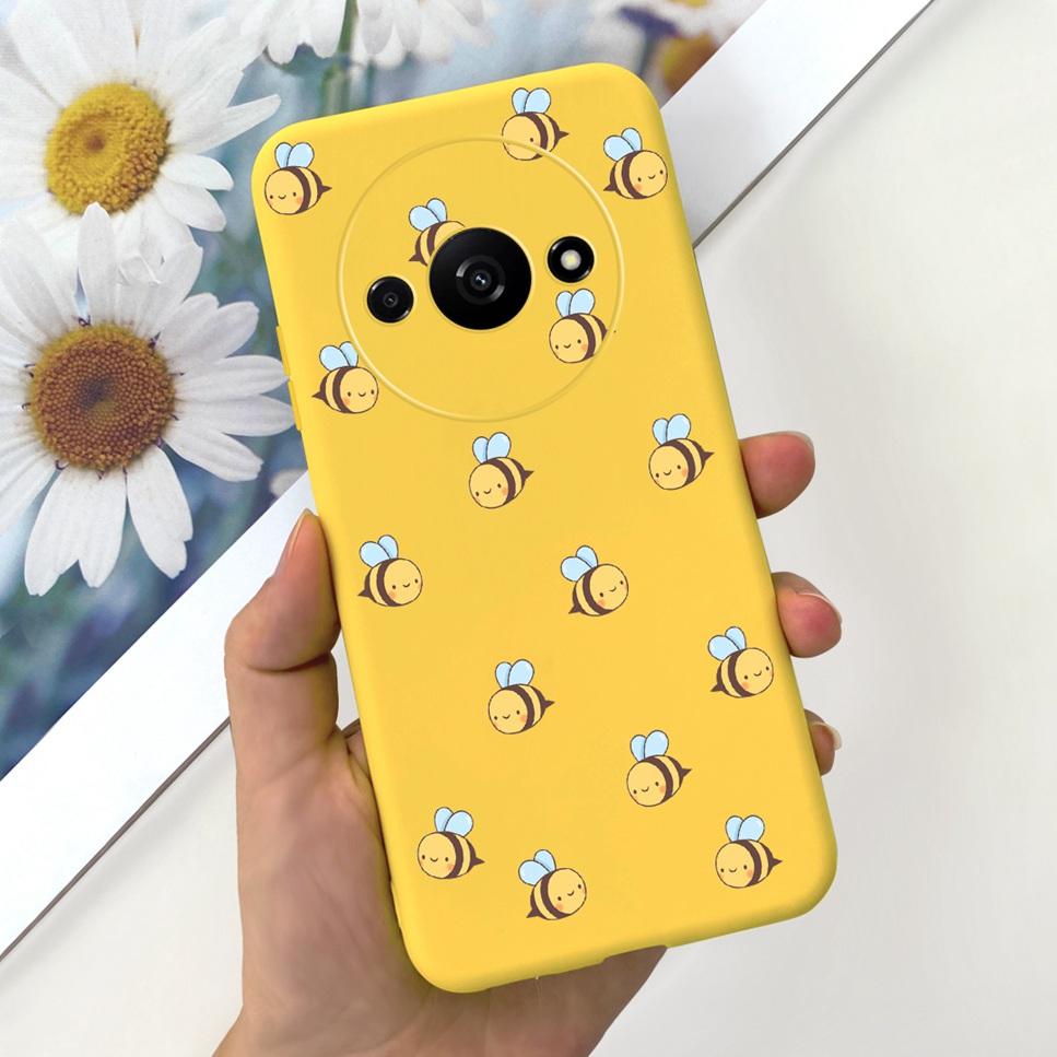 Модный дизайн Чехол для Xiaomi Redmi A3 4G Бабочка Милый Кот Мягкий Силиконовый Задний Чехол для Redmi A3 A 3 6.71" Бампер Чехол для Телефона