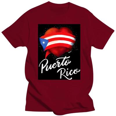 Футболка I Love Puerto Rico Пуэрто-Рико boricua jibaro флаг bandera puerto rico boricua гордость - Мужская летняя хлопковая футболка с графическим принтом