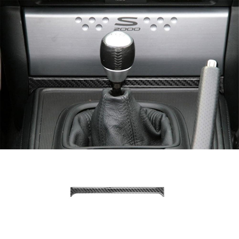 Автомобильная внутренняя дверная ручка, кнопка водителя, центральная панель переключения передач для Honda S2000 2000-2009, стиль из углеродного волокна