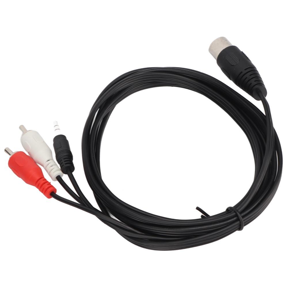 5.9ft DIN 8Pin Male Audio Lead Plug and Play Audio Connection Cable  Home Audio Receiver