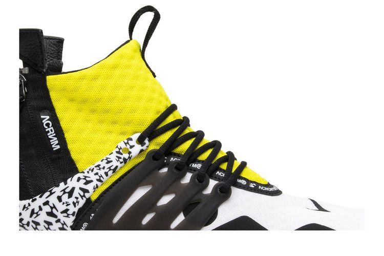 Мужские кроссовки Nike Air Presto Mid Acronym Dynamic Yellow White/Black-Dynamic Yellow