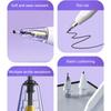 Наконечники для Apple Pencil 1/2 поколения, сменные, кристально-алмазные, для iPad Pencil 1/2, износостойкие наконечники для стилуса