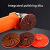 Carborundum Polishing Pad Round Carborundum Buffing Disc Wet Dry Granite Sanding Pad 50/100/200# For 100 Type Angle Grinder