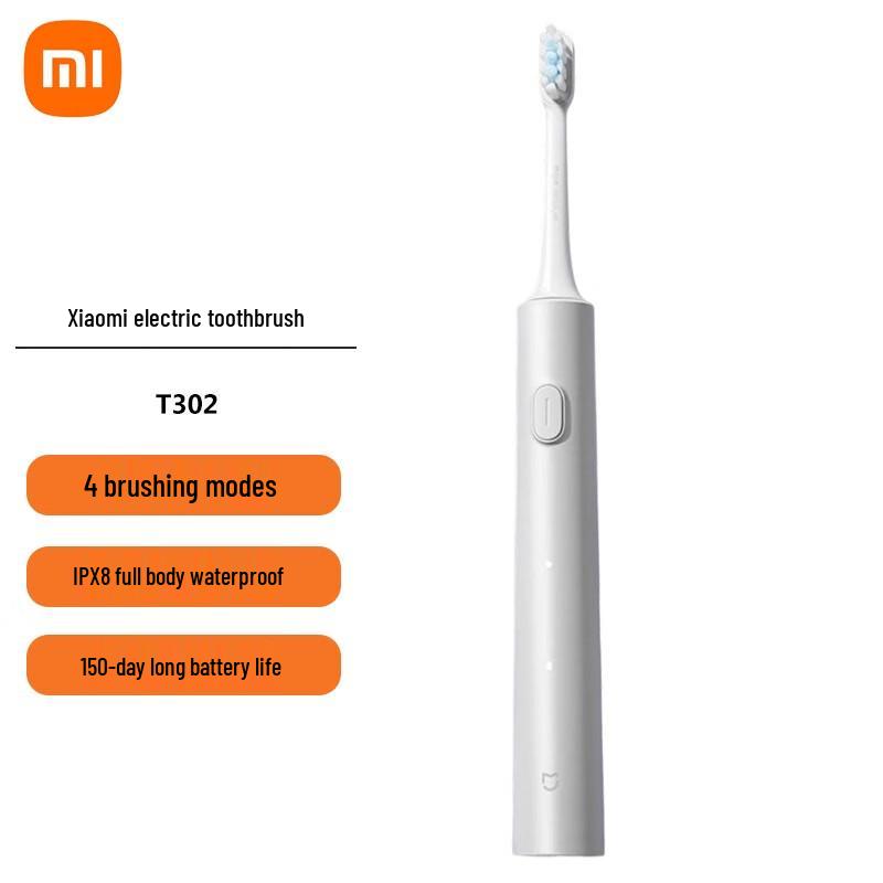 Электрическая зубная щетка Xiaomi Mijia T302, китайская вилка (адаптер в комплекте)