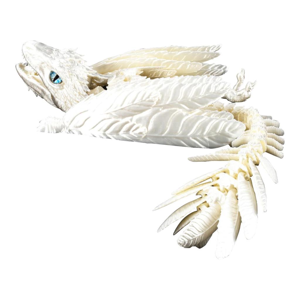 Пернатый дракон, 3D-печатный дракон, шарнирный дракон, дракон, 3D-печатная игрушка, настольный питомец