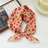 53*53cm Silk Scarves for Woman Fashionable Pattern Smooth To The Touch Spring Summer Sun Protection Silk Scarf