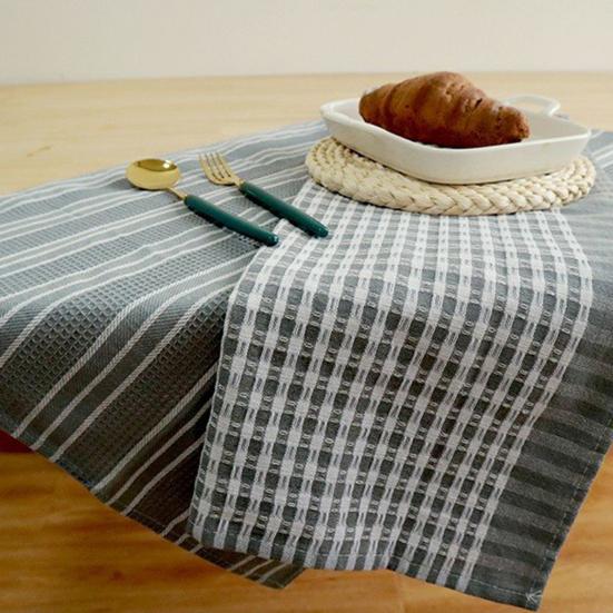 3 шт./компл. ткань для чистки, супервпитывающее, моющееся, устойчивое к разрыву, компактное кухонное полотенце с полосатым узором в клетку