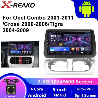 Android Auto для Opel Combo Corsa Tigra 2001-2011 GPS-навигация Carplay Мультимедиа Видеоплеер WIFI Стерео Нет 2Din DVD