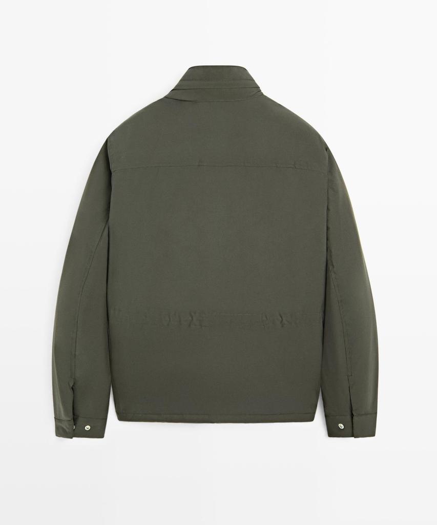 Massimo Dutti Водонепроницаемая стеганая куртка Детали карманов