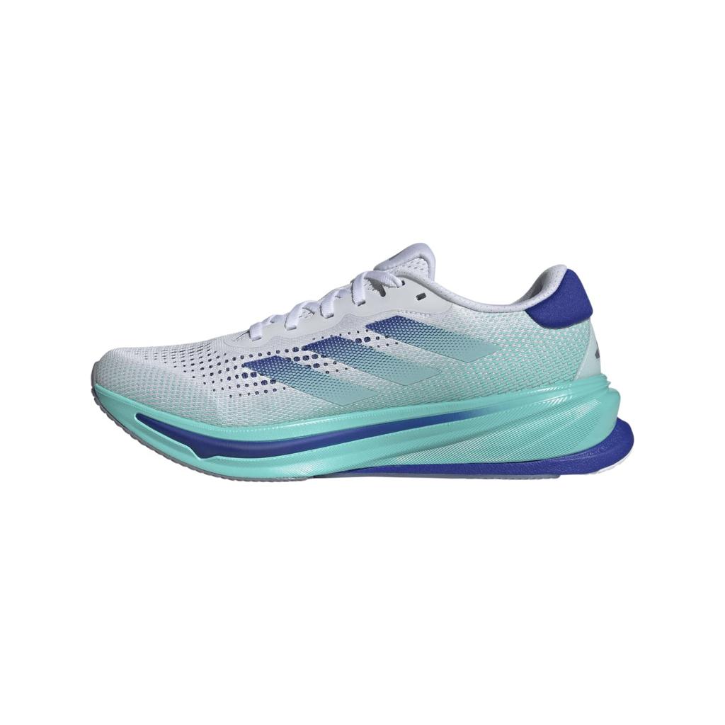 Беговые кроссовки Adidas Supernova RISE, Унисекс, Взрослые, LZQ59, Footwear White/Lucid Blue/Flash Aqua (ID3599), Размер 28.0 см