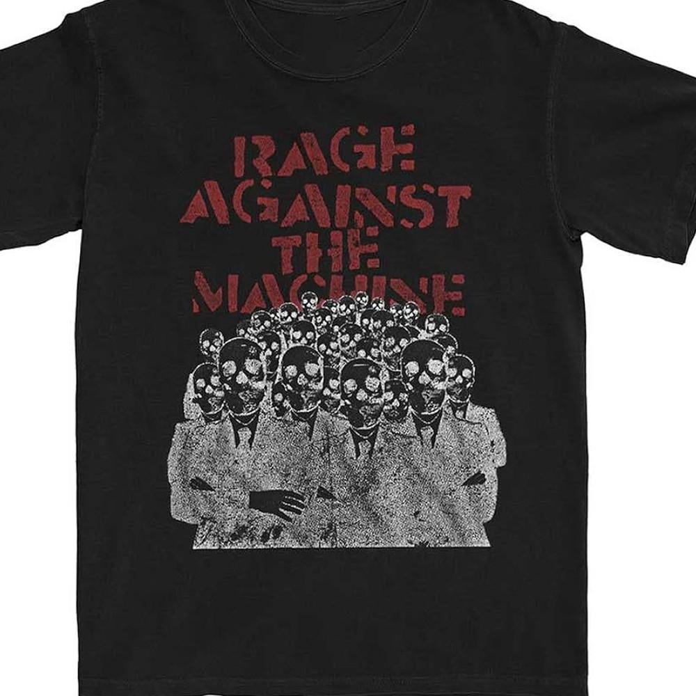VTG Rage Against the Machine BAND Black T-shirt Unisex Tee All Sizes Unisex T-Shirt