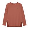On Performance Logo Round Neck Lg Sleeve T-Shirt Men Tops Chestnut Gem-Red 1ME10241907