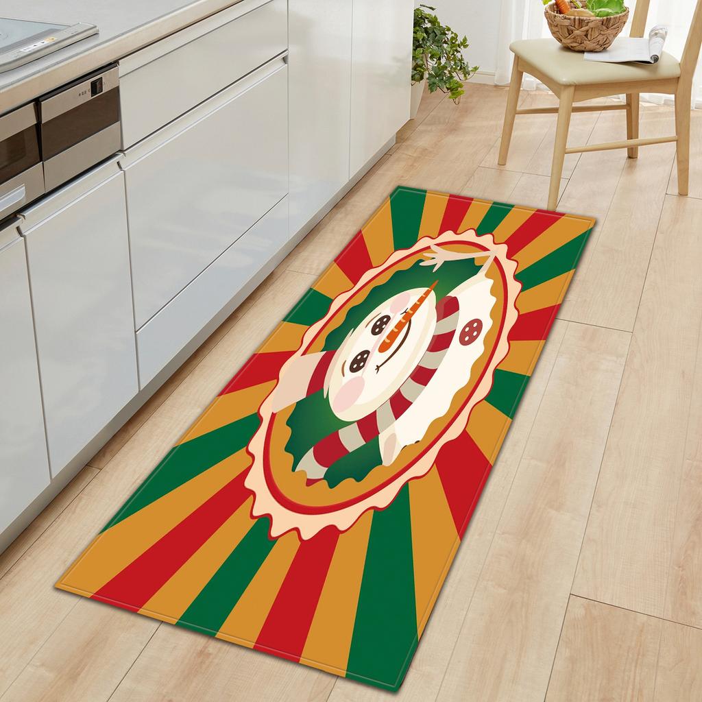 Рождественский кухонный песочный ковер придверный коврик длинный напольный коврик