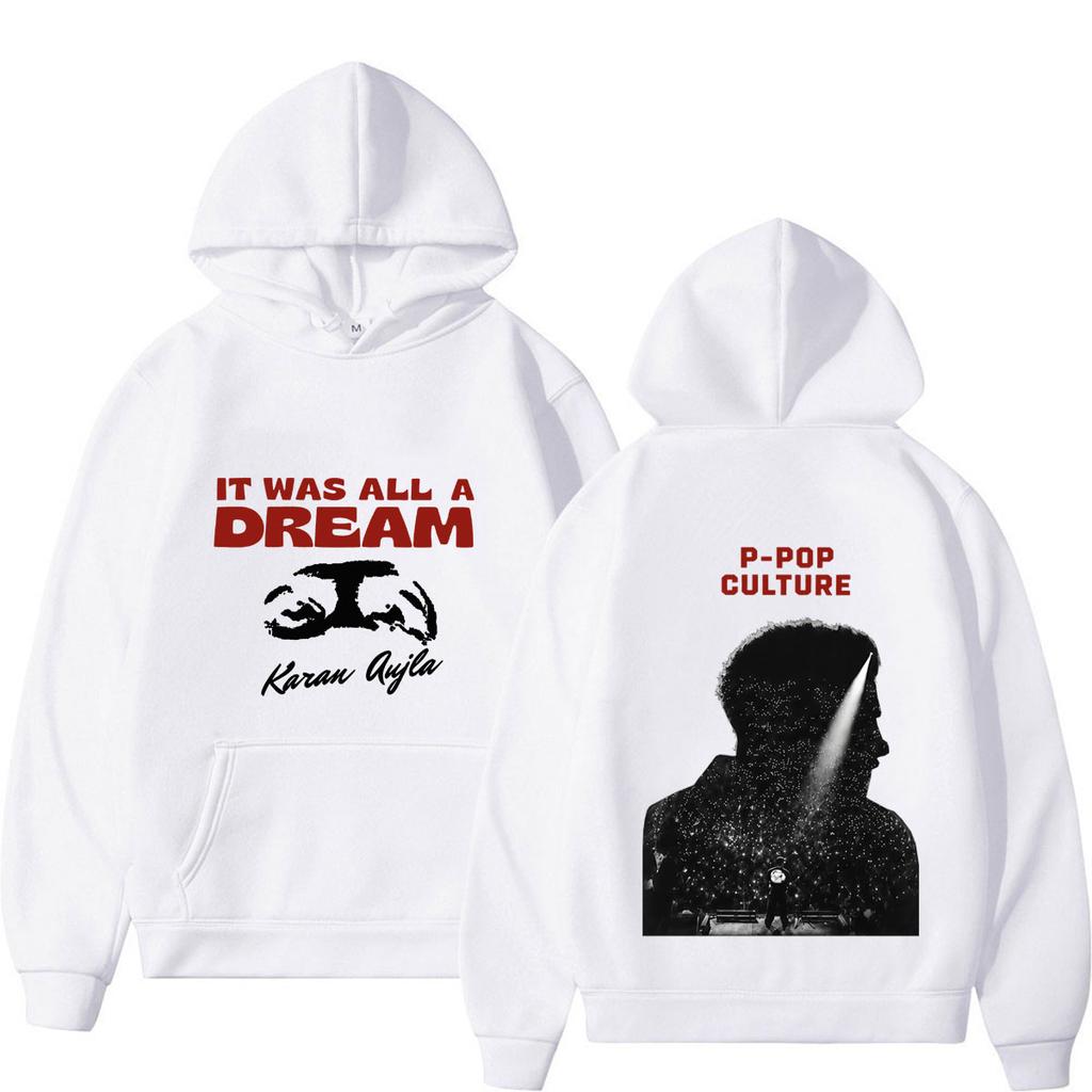 Rapper Karan Aujla P-POP Culture Tour 2026 Graphic Hoodie Unisex Hip-hop Sweatshirt Long Sleeves Casual Fashion Pullover Tops