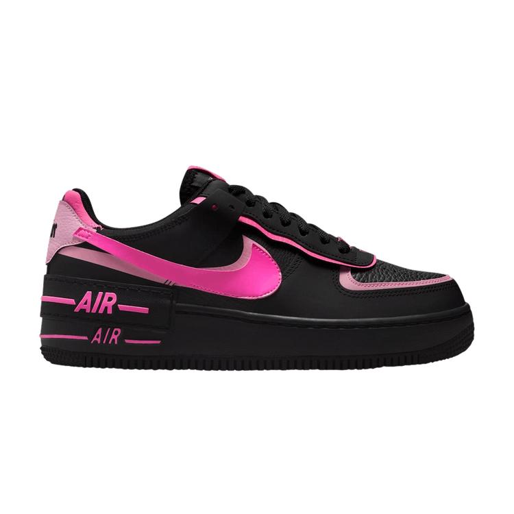 Nike Air Force 1 Shadow Black Pink Spell Women Sneakers Pink-Blast CI0919006