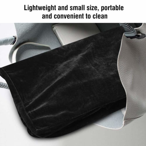 zzou Breathable Piano Chair Cover, Piano Dust Cover, Smooth and Lightweight for Easy Cleaning, Perfect for Concert Decoration (Black)