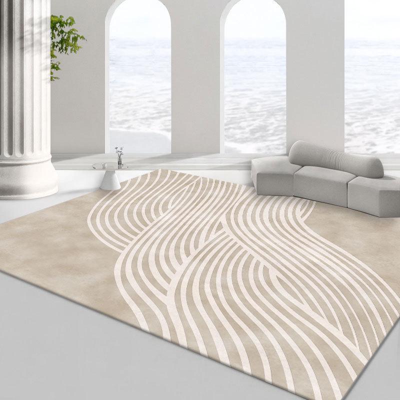 Nordic Wabi-Sabi Style Minimalist Luxury Carpet for Living Room & Bedroom