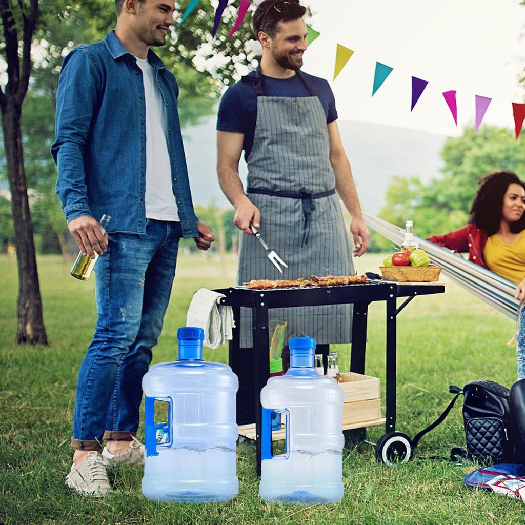 Многофункциональный 7,5/5 л контейнер для хранения воды для кемпинга, кувшин для воды с ручкой, фляга для воды для пикника, походов на открытом воздухе, кемпинга